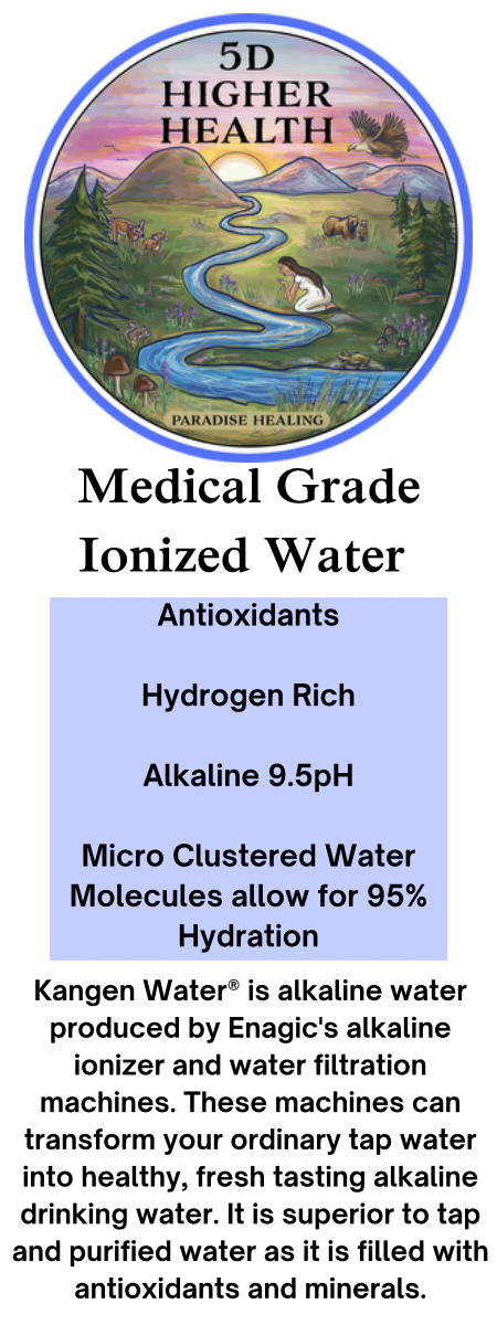 Medical Grade Ionized 9.5pH Water